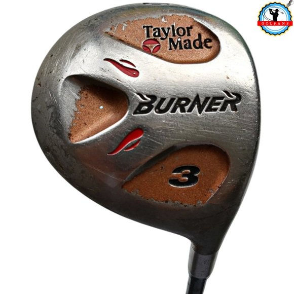 TAYLORMADE Burner 3-Wood S-90 Plus Men's RH Bubble Shaft FAIR! - Picture 1 of 11